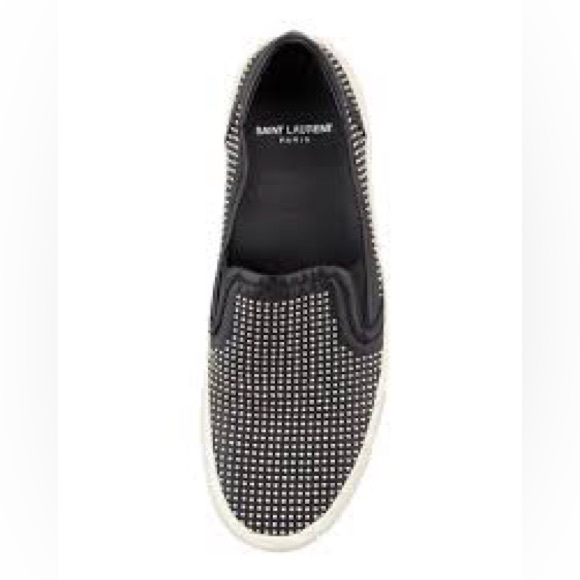 Saint Laurent studded slip on sneakers - Picture 2 of 4